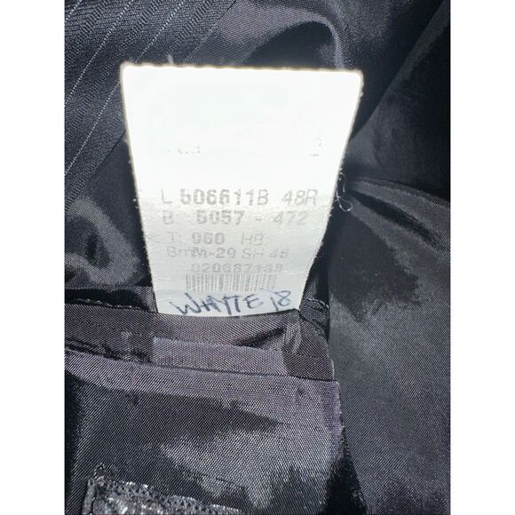 Lauren Ralph Lauren 100% Pure New Wool 3 Button Blazer Sport Coat Jacket 48 R - Picture 8 of 11